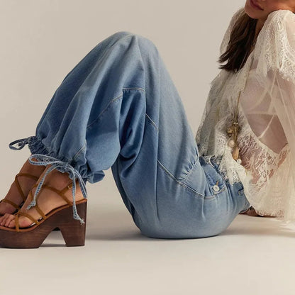 Brielle | Women’s Denim Harem Pants