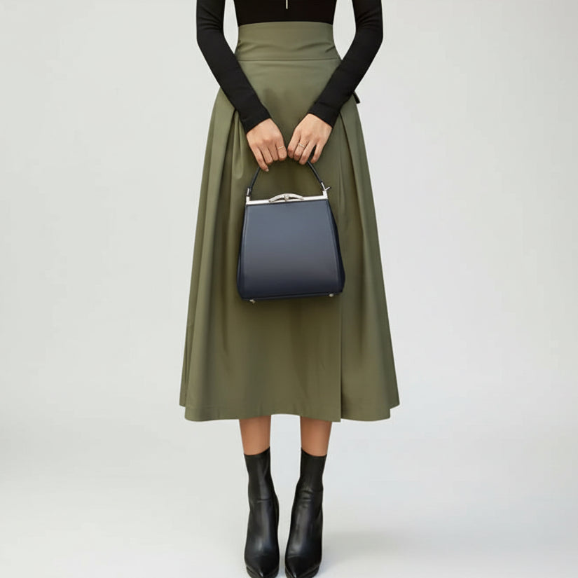 Emerson | Women’s High Waist Midi Skirt