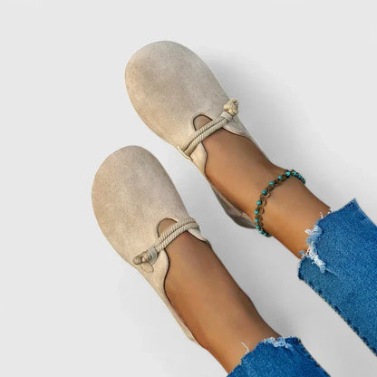 Willa | Women’s Bow Detail Slip On Loafers