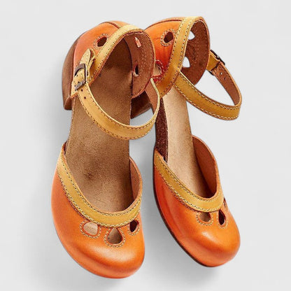 Zariah | Women’s Orthopedic Colorblock Cutout Sandals