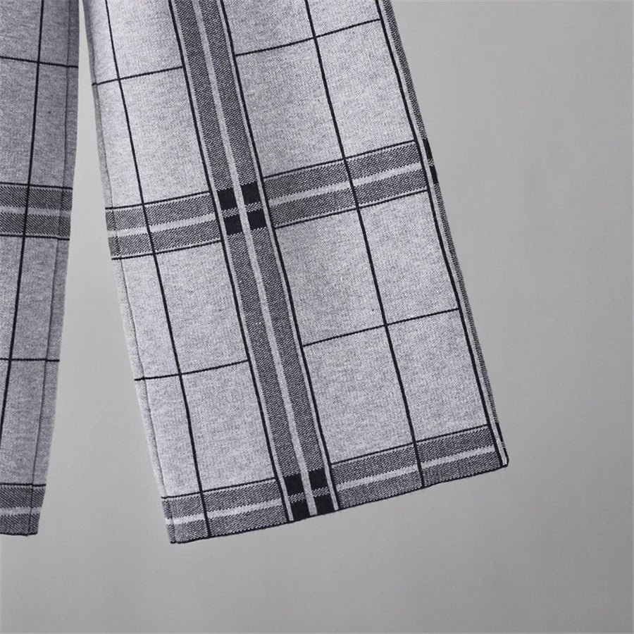 Lucinda | Women’s Plaid Palazzo Trousers