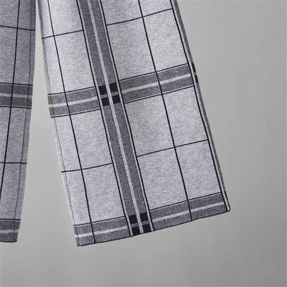 Lucinda | Women’s Plaid Palazzo Trousers