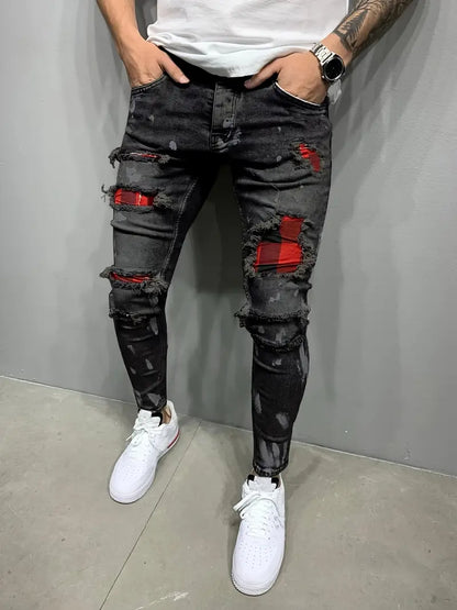 Zachary | Men’s Distressed Denim Pants
