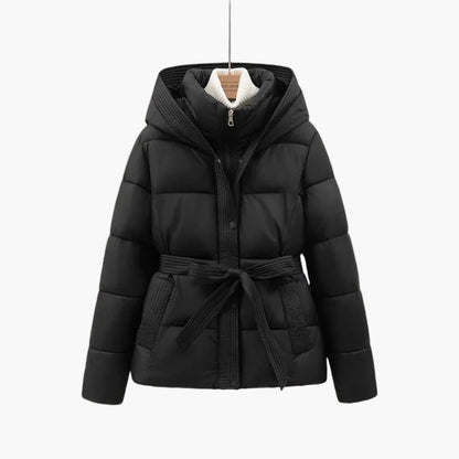 Rosamund | Women’s Belted Hooded Quilted Winter Puffer Coat