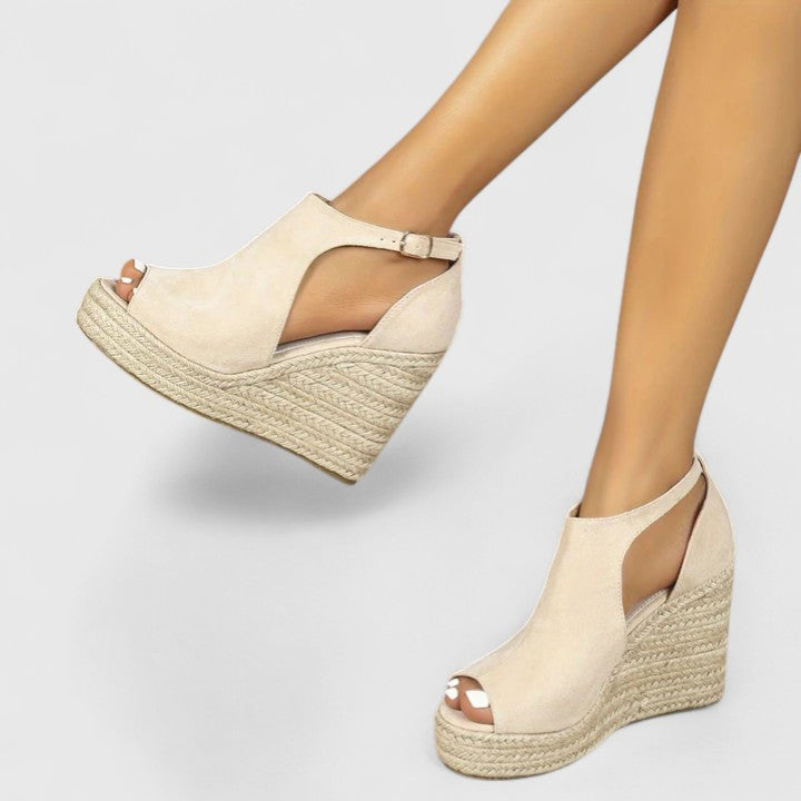 Karina | Women’s Peep Toe Wedge Heel Sandals