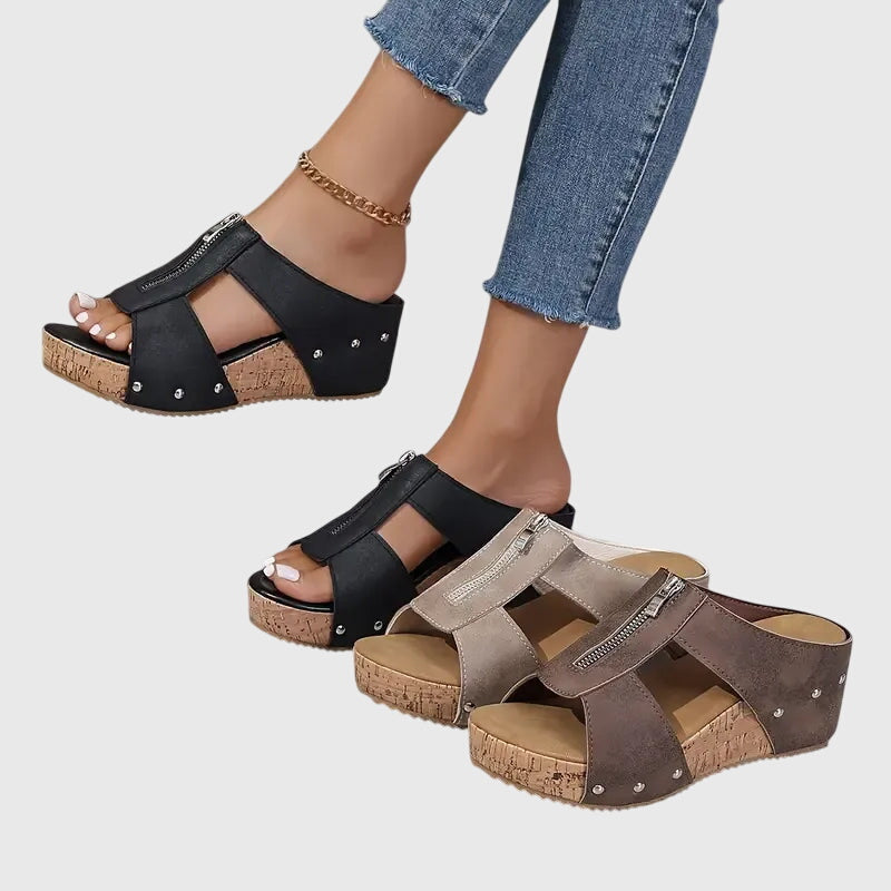 Blythe | Women’s Orthopedic Cutout Wedge Sandals