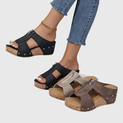 Blythe | Women’s Orthopedic Cutout Wedge Sandals