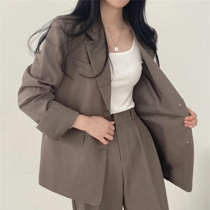 Khaye | Women’s Tailored Suit Set with Long Blazer