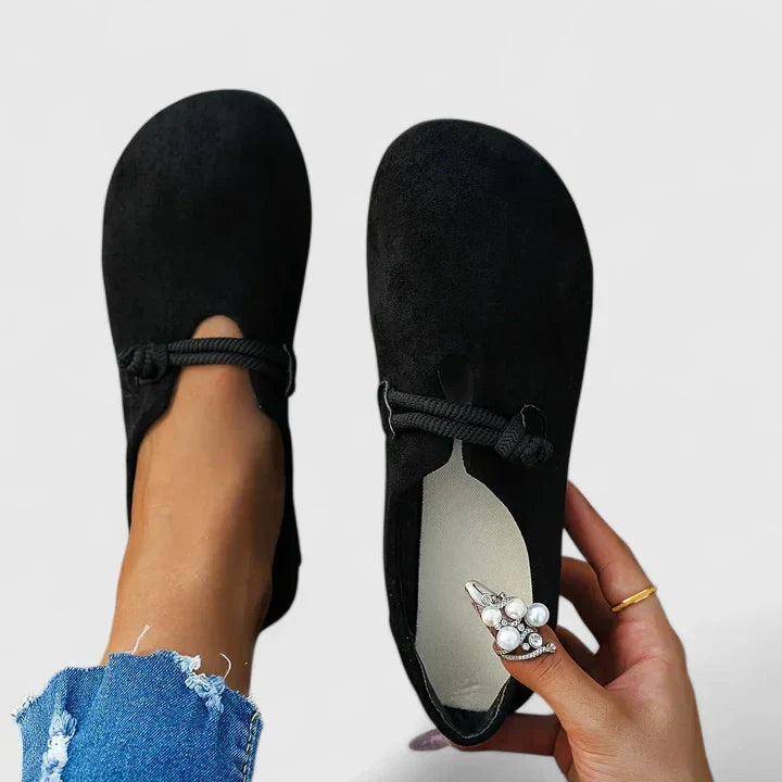Willa | Women’s Bow Detail Slip On Loafers