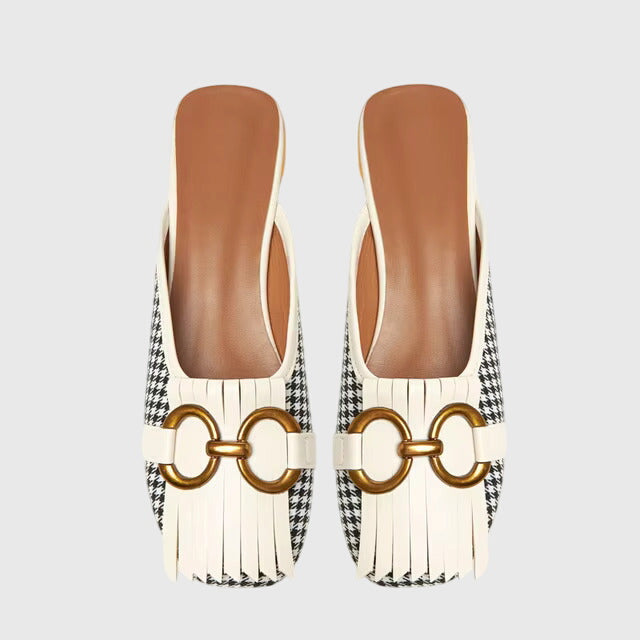 Brynn | Women’s Buckle Detail Slip-On Sandals