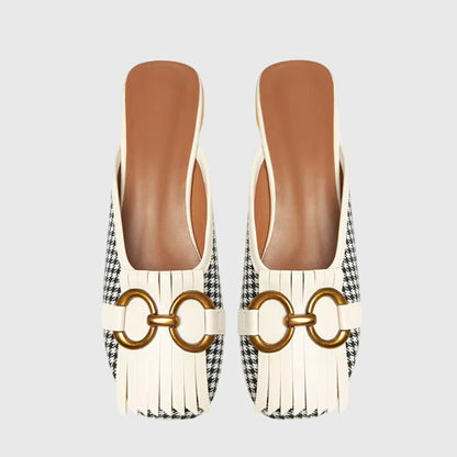 Brynn | Women’s Buckle Detail Slip-On Sandals