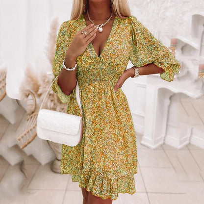 Tallulah | Women’s Boho Floral Mini Dress