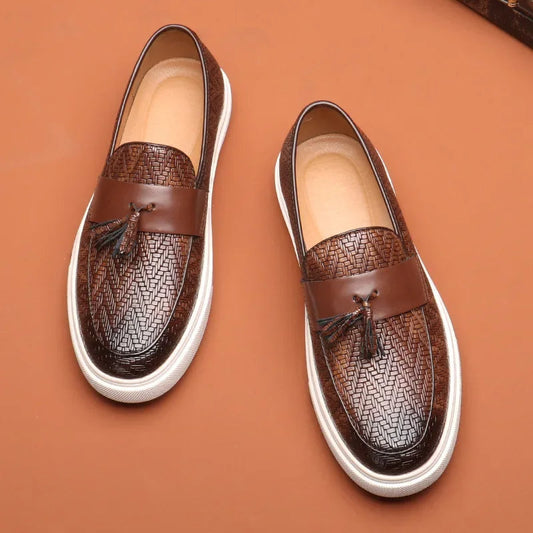 Bradley | Men’s Woven Slip-On Loafers