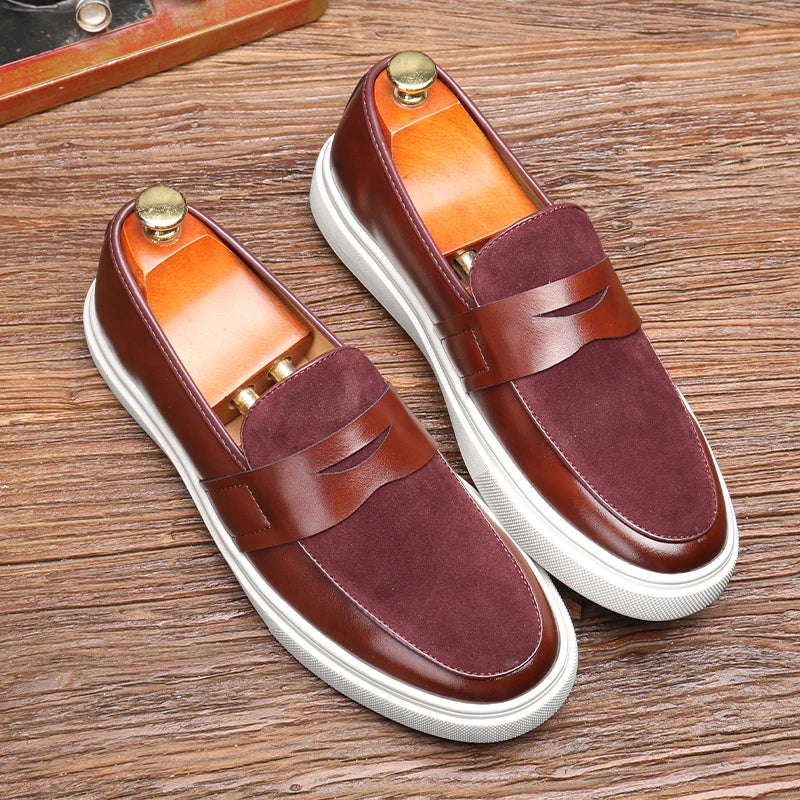 Wesley | Men’s Suede Loafers with Low-Profile Sole