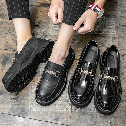 Gab | Men's Chain Detail Loafers