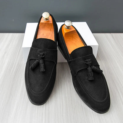 Edward | Men’s Suede Tassel Loafers