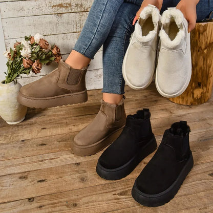 Giselle | Women's Plush Platform Boots