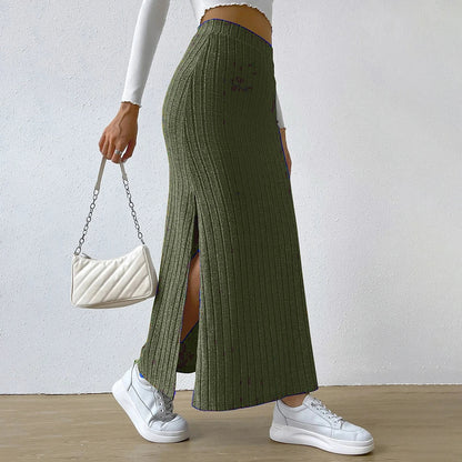 Estelle | Women’s Textured Knit Maxi Skirt