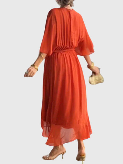 Cambria | Women’s Elegant Tie Waist Maxi Dress