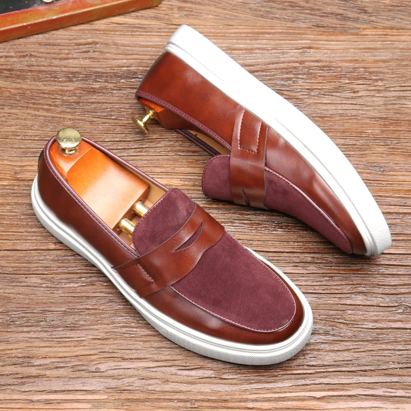 Wesley | Men’s Suede Loafers with Low-Profile Sole