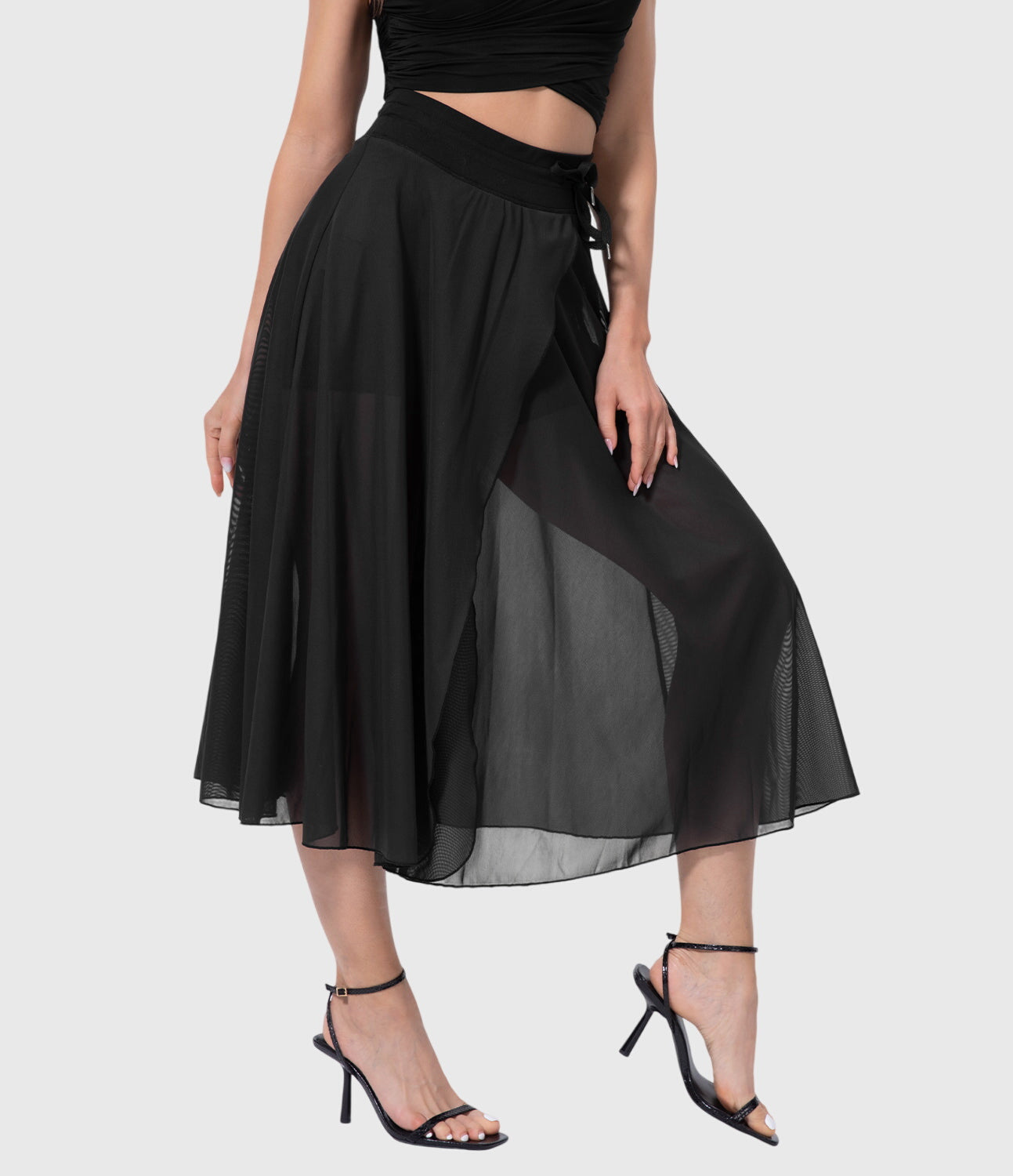 Melanie | Women’s Elegant Flowing Midi Skirt