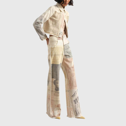 Sable | Women’s Printed Wide Leg Trouser