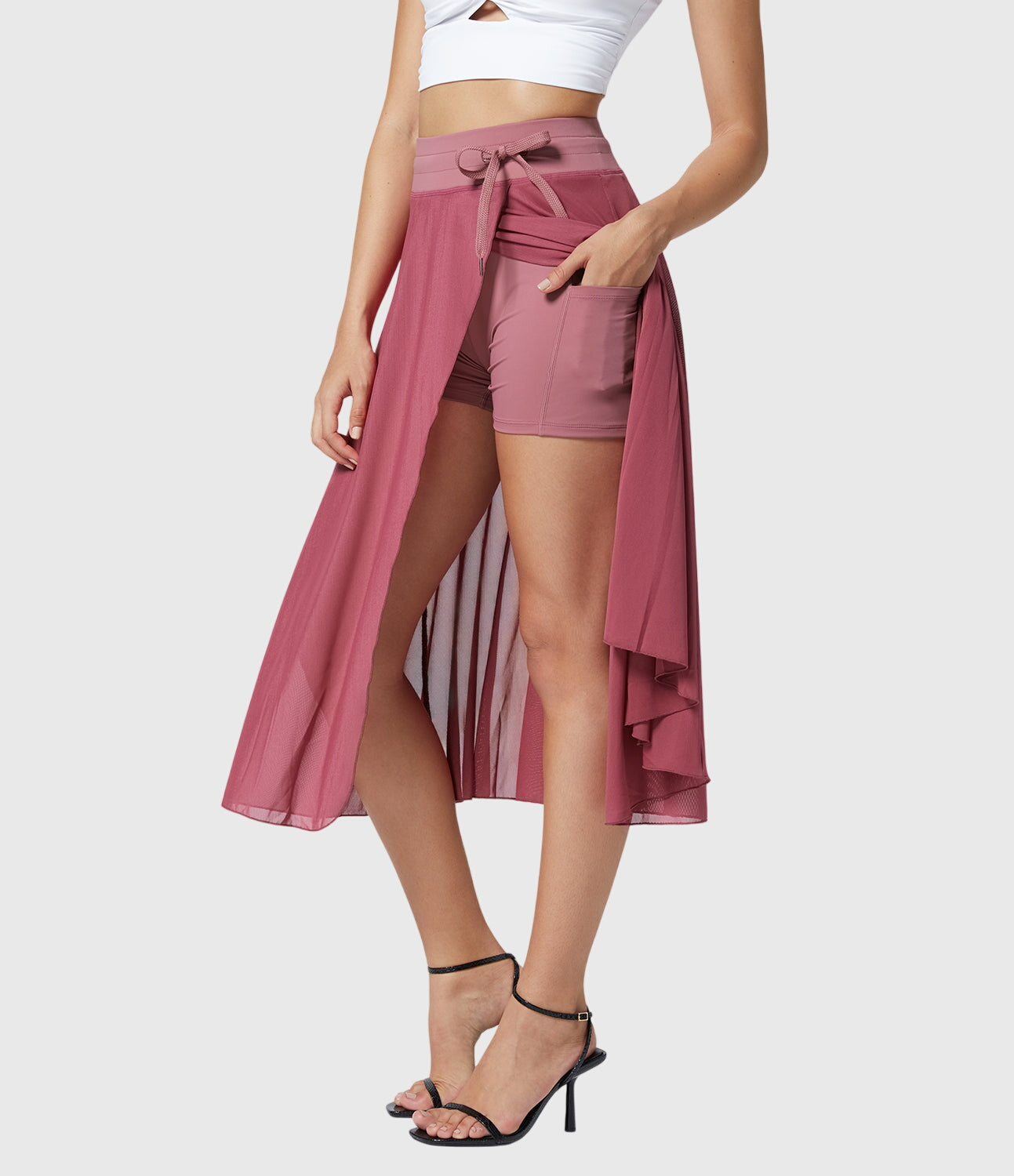 Melanie | Women’s Elegant Flowing Midi Skirt