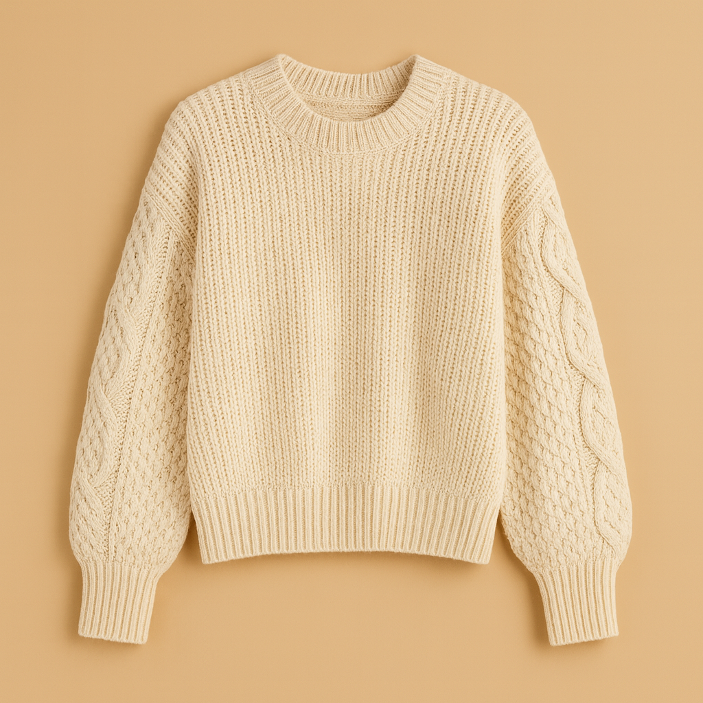 Tessia | Women’s Knitted Jumper with Unique Detailed Design