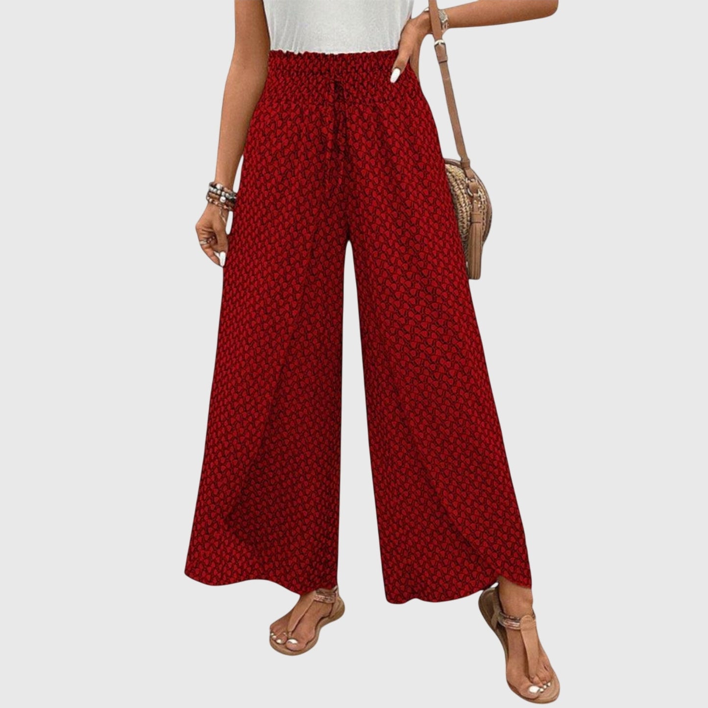 Tina | Women’s Stylish Printed Palazzo Trousers