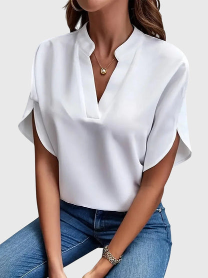 Becky | Women’s Soft Elegant V-Neck Blouse