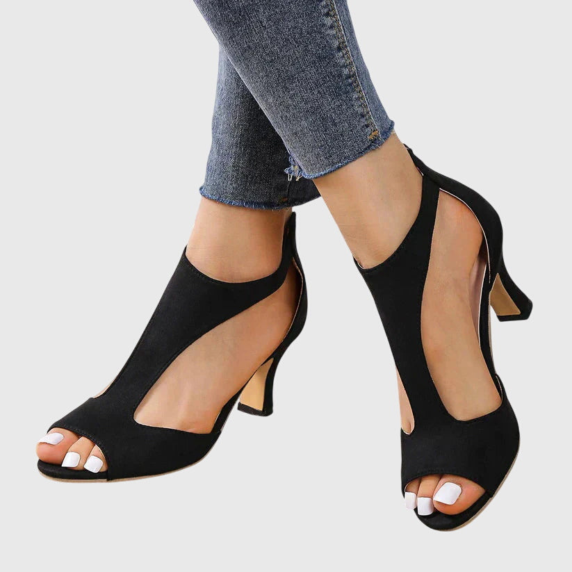 Monica | Women’s Spring Cutout Open-Toe Heel Sandal