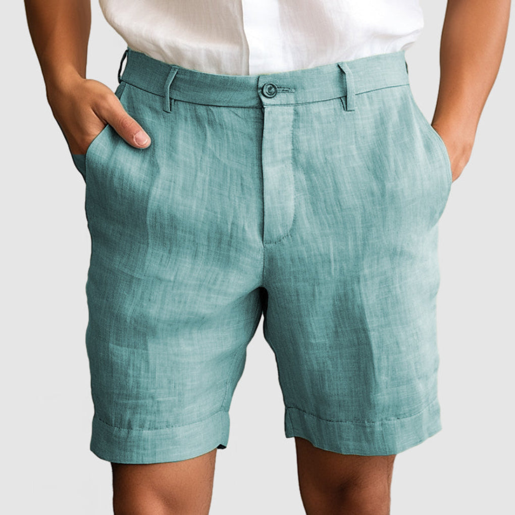 Hudson | Men’s Casual Linen Shorts with Lightweight Summer Comfort