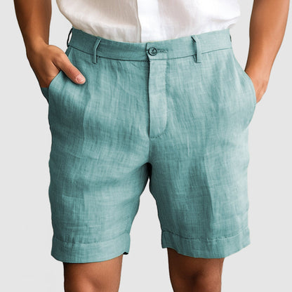 Hudson | Men’s Casual Linen Shorts with Lightweight Summer Comfort