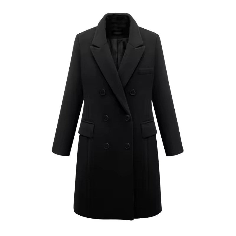 Eloise | Women’s Double Button Long Winter Trench Coat