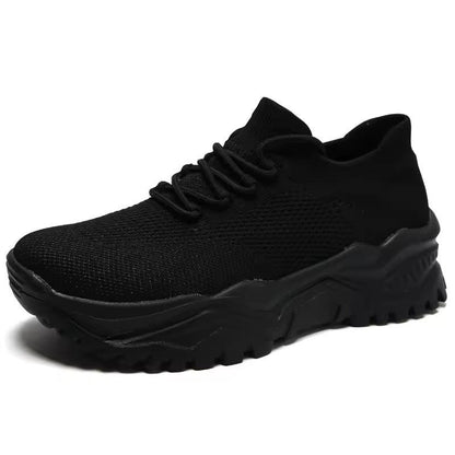 Arielle | Women’s Knitted Upper Thick-Sole Comfort Sneakers