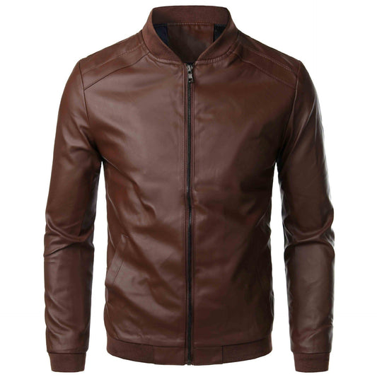 Shane | Men’s High Collar Zip-Up Jacket for Winter