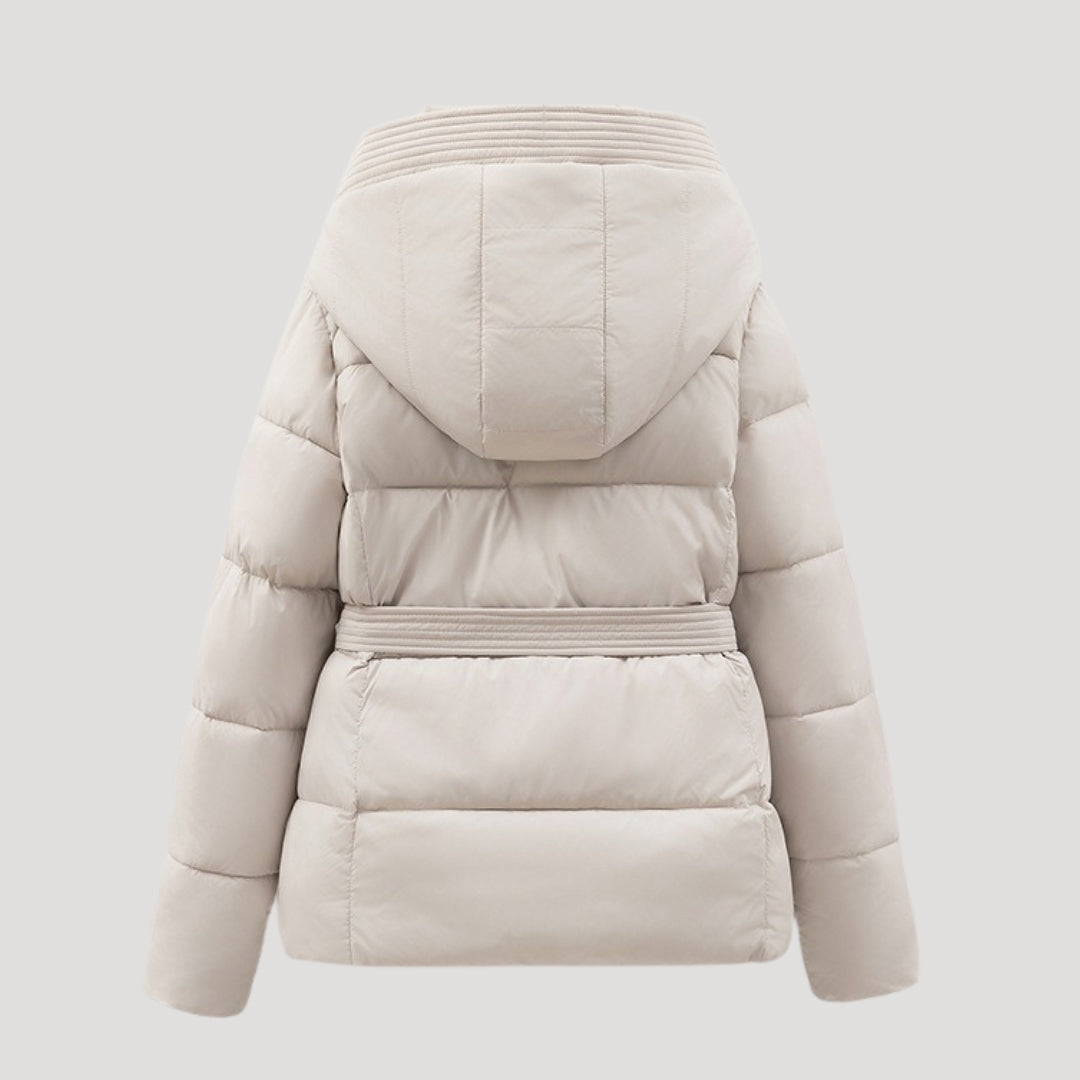 Seralyne | Women’s Hooded Belted Winter Puffer Jacket