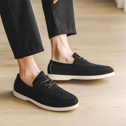 Grant | Men’s Lace-Up Suede Loafers