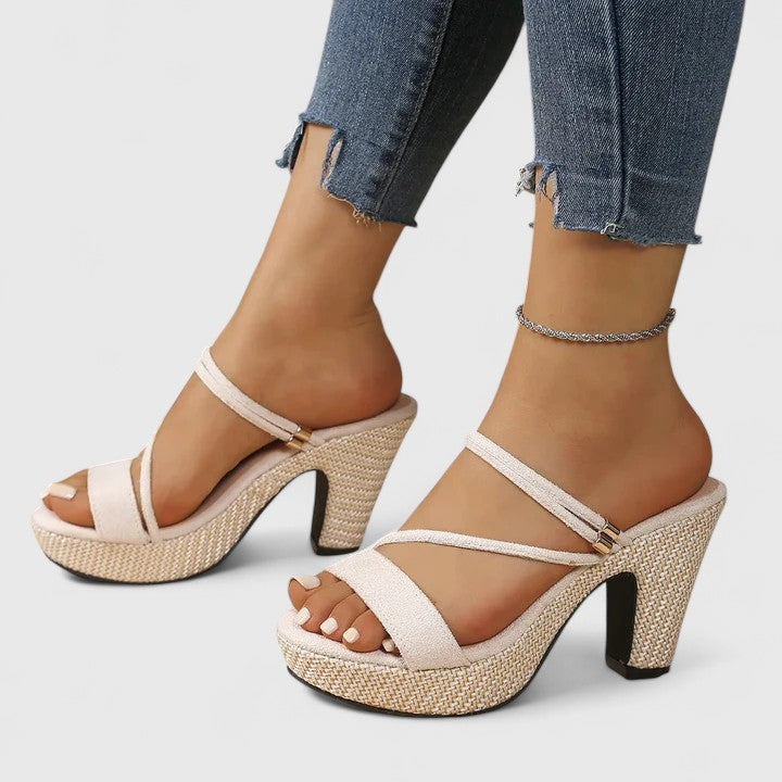 Antoinette | Women’s Sophisticated Strappy Platform Heels