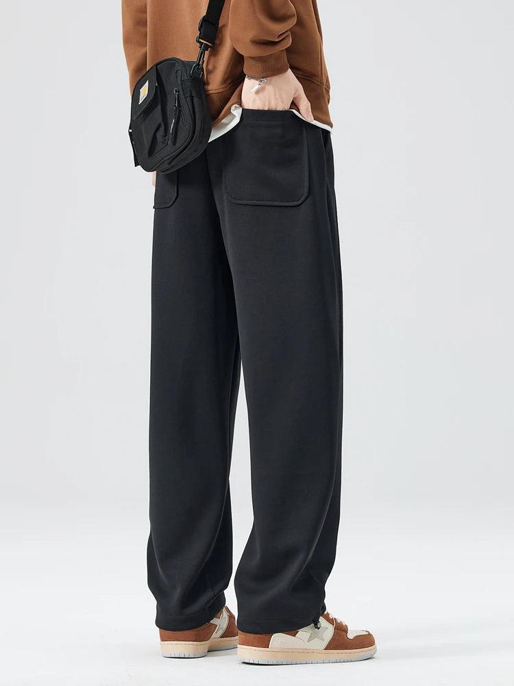 Coleman | Men’s Stylish Wide-Leg Trousers with Relaxed Fit