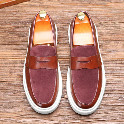 Wesley | Men’s Suede Loafers with Low-Profile Sole
