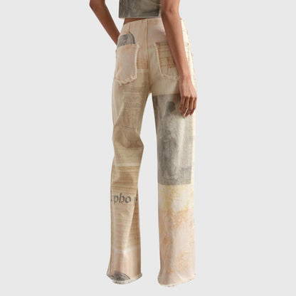 Sable | Women’s Printed Wide Leg Trouser