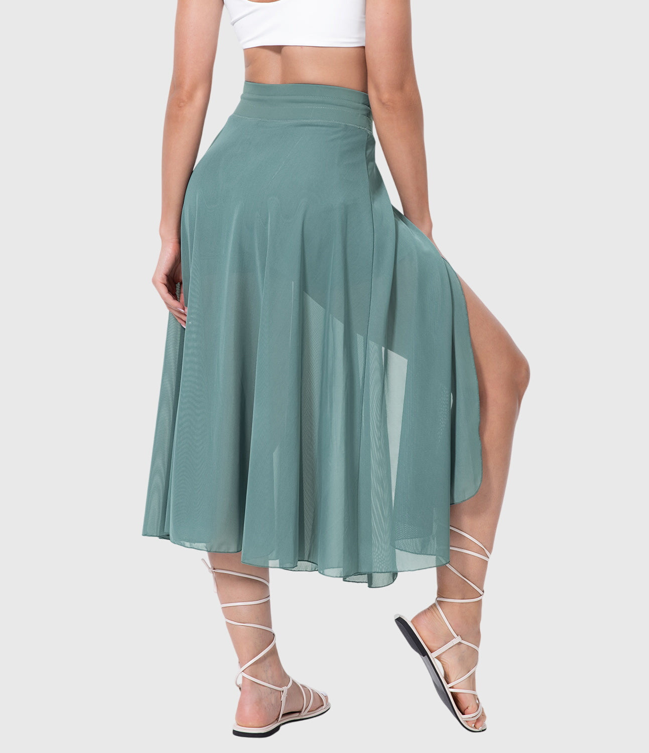 Melanie | Women’s Elegant Flowing Midi Skirt
