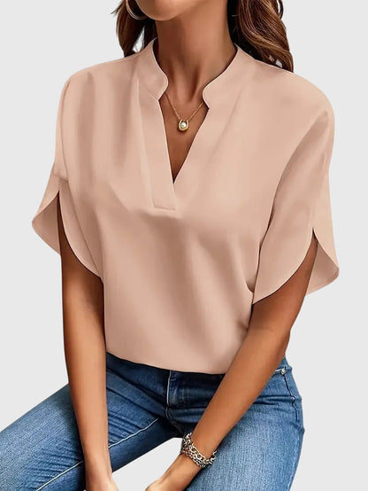 Becky | Women’s Soft Elegant V-Neck Blouse
