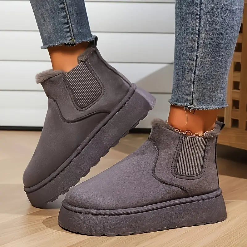Giselle | Women's Plush Platform Boots