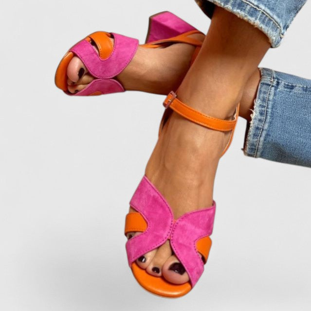 Zariah | Women’s Orthopedic Colorblock Strap Sandals