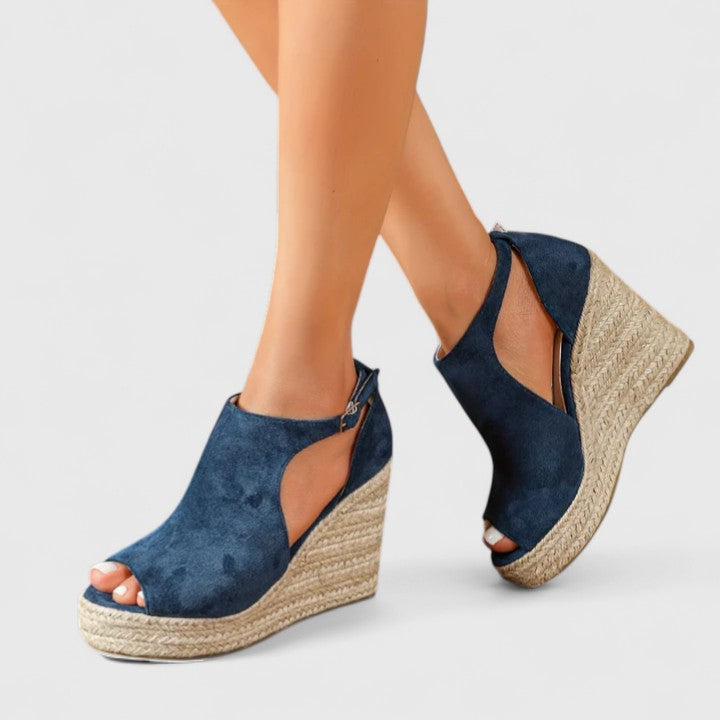 Karina | Women’s Peep Toe Wedge Heel Sandals
