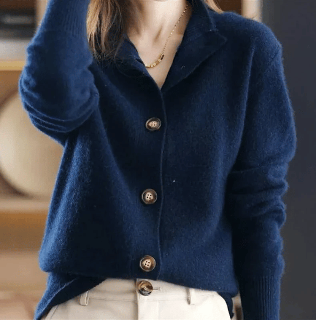 Allen | Women’s Timeless Knit Cardigan with Button Closure
