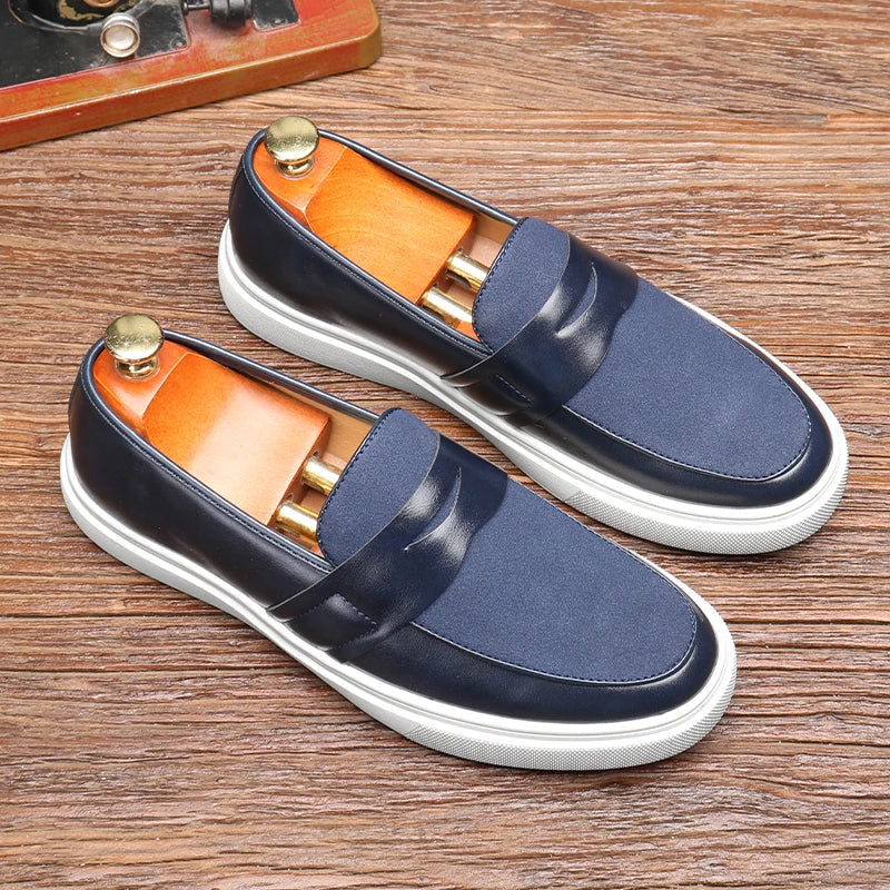 Wesley | Men’s Suede Loafers with Low-Profile Sole