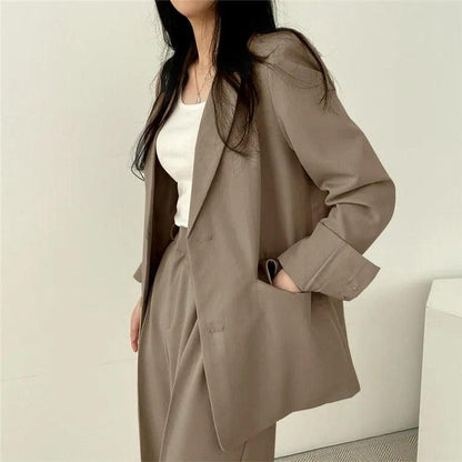 Khaye | Women’s Tailored Suit Set with Long Blazer